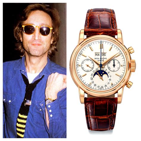 orologio john lennon patek philippe|patek philippe watch timings.